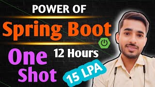 Spring Boot Series For Beginners  Single Video  12 Hours  aadiandjava AadiandJava1705 [upl. by Lloyd]