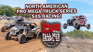 Rednecks with Paychecks Fall Mud Crawl 2023 Pro Mega Truck Series SXS Racing Highlights [upl. by Kyre]