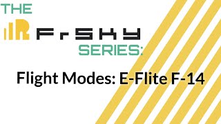 The Frsky Series Understanding Flight Modes Setting up the EFlite F14 [upl. by Cerallua]