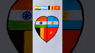 Mera mulk mera desh republic day shorts drawing art video flag tirage [upl. by Kelsy]