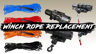 How to replace winch rope on your winch  SuperATV [upl. by Emee]