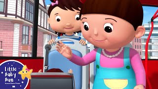 Baby On The Bus  Wheels On The Bus  LittleBabyBum  Nursery Rhymes for Babies ABCs and 123s [upl. by Inalel]