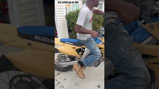 How did Unc do on the 450 🤣 bikelife dirtbike 450 rmz450 fyp viral foryou foryoupage reel [upl. by Dorrie]