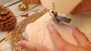 Part 4 Waldorf Inspired Baby doll making tutorials Transferring the pattern and sewing DIY [upl. by Zobias]