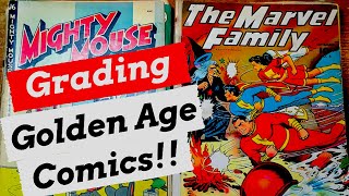 The Daily Grade  Grading 1940s Golden Age comics Marvel Family Looney Tunes Mighty Mouse [upl. by Xymenes]