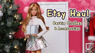 Barbie Etsy Haul Doll Clothes Accessories amp More 5 [upl. by Ecnarolf]