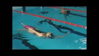 BACKSTROKE DRILLS  Using a Kickboard [upl. by Aetnuahs]