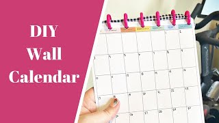 DIY Wall Calendar [upl. by Harbert]