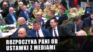 Afera na posiedzeniu komisji Kamiński i Wąsik odmówili przyjęcia postanowienia Hołowni [upl. by Follmer]