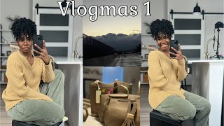 Vlogmas 01  A Message I Needed  Doing My Hair  Running Errands  New Bag  VibrantPeace [upl. by Sheya624]