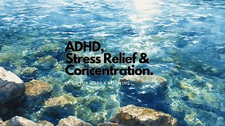 ADHD Stress Relief amp Focus Deep Concentration Music for ADHD Productivity [upl. by Yrogreg907]