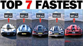 Top 7 Fastest KOENIGSEGG Cars in Forza Horizon 5 2023 Update [upl. by Haley926]