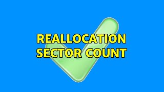 Reallocation sector count [upl. by Shih]