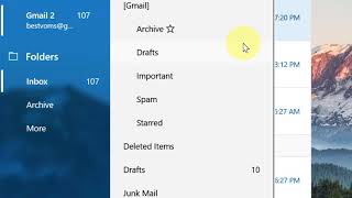 how to open junk email or spam folder in the left pane of windows Mail app [upl. by Aicela47]