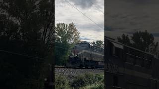 NS 8025 Monongahela leads NS 62V through Clark NJ [upl. by Killie]