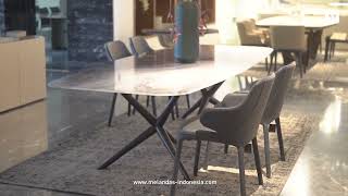 Melandas Furniture  Atlantis Crystalart Dining Table  Cattelan Italia [upl. by Jourdan]