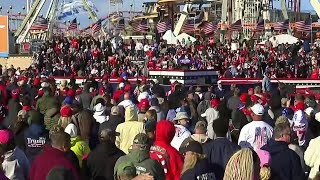 President Donald Trump hosts rally on the beach in Wildwood NJ [upl. by Rodgiva652]