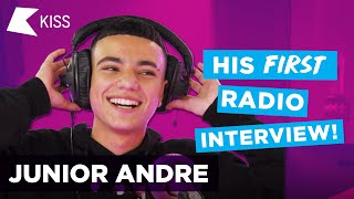 JUNIOR ANDRES FIRST EVER RADIO INTERVIEW  KISS Hype Chart [upl. by Hafeetal142]