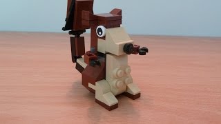 Lego how to build a squirrel Model from Lego Club [upl. by Lew]