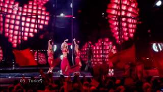 Hadise HD Dum Tek Tek semifinal Eurovision 2009 [upl. by Ahcsap666]