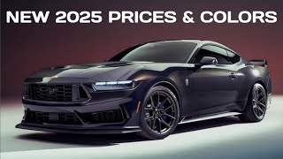 2025 Mustang Price INCREASES and NEW and CANCELED colors [upl. by Colas]