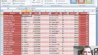 Excel Video 42 Table Design Tools [upl. by Eleahcim]