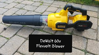 DeWalt 60v Flexvolt Blower Review [upl. by Ojiram245]