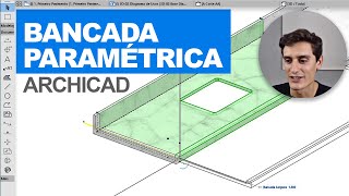 BIM para Interiores  Bancada Paramétrica com ARCHICAD [upl. by Fidelis11]