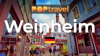 Walking in WEINHEIM  Germany 🇩🇪  4K 60fps UHD [upl. by Fasto]