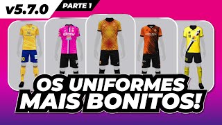 FANTÁSTICO OS UNIFORMES MAIS BONITOS DO PES 2021 MOBILE  ATUALIZADO 2022 v570 PARTE 12 27 [upl. by Lewendal]