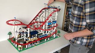 Lepin 15039 Roller Coaster  Manual Propulsion [upl. by Laven]