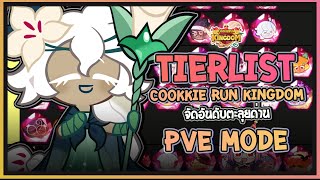 Cookie Run Kingdom  จัดอันดับTierList คุกกี้รันคิงด้อมในโหมดPVEปั้นมาคุ้มแน่นอนUpdate 04022024 [upl. by Ives926]