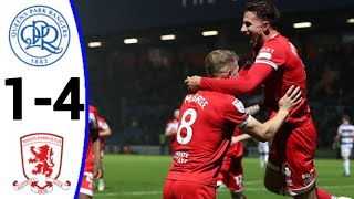 QPR vs Middlesbrough 14 All Goals and Extended Highlights [upl. by Ottinger]