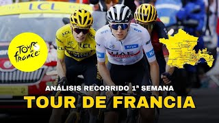 LAS CLAVES DEL TOUR DE FRANCIA 2024  RECORRIDO PRIMERA SEMANA [upl. by Oiramd554]