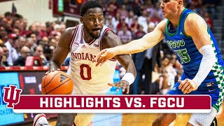 Florida Gulf Coast at Indiana  Highlights  Big Ten Basketball  Nov 7 2023 [upl. by Inanaup]