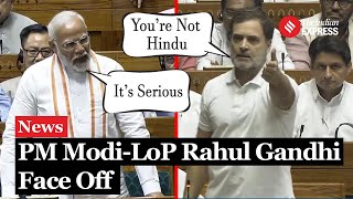 PM Modi Condemns Rahul Gandhi’s Remarks On Hinduism Sparks Uproar In Lok Sabha [upl. by Panthia278]