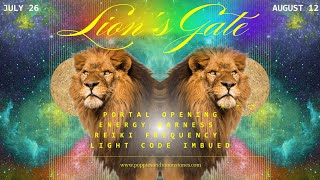 Lions Gate Portal 888 Opening Energy Harness Reiki Frequency Light Code Activation [upl. by Alrats]