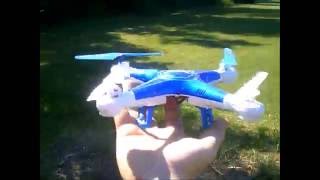 How to Fly a Quadcopter RC Drone Quadrone Pro Cam used Vidoe 1 [upl. by Rastus352]