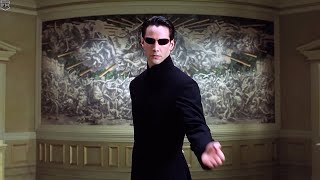 Neo vs Merovingian  The Matrix Reloaded IMAX [upl. by Ulla862]