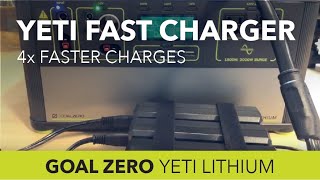 Goal Zero Yeti 1000 Lithium Fast Charge In Just 45 Hours Instead of 18 [upl. by Teik493]