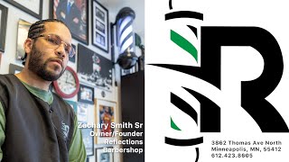 Celebrating the Reflections Barbershop and Owner Zachary Smith in North Minneapolis [upl. by Aluap]