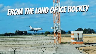 Faro Intl  Its BOMBARDIER Time  aviation planespotting airplanes portugal [upl. by Ahsieat]