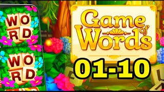 GAME OF WORDS Word Puzzles 1 2 3 4 5 6 7 8 9 10 [upl. by Annahvas595]