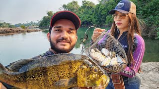 FIZEMOS UM PORTO NOVO NA FAZENDA PARA O GADO BEBER AGUA E PEGAMOS MUITOS PEIXES NELE [upl. by Bertilla]