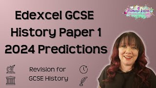 Edexcel GCSE History Paper 1  2024 predictions [upl. by Armmat200]