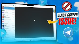 How to Fix Telegram App Black Screen Error on Laptop  Telegram Black Screen on PC [upl. by Millard17]