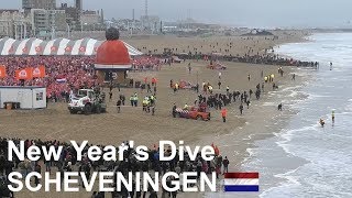 HOLLAND Scheveningen New Years Dive 2019 quotNieuwjaarsduikquot [upl. by Renny]