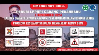 Emergency Drill AirNav Cabang Pekanbaru [upl. by Gregorio19]