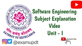 Software Engineering Full Subject Explanation Video  Jntu  Computer Science Engineering [upl. by Ttemme39]