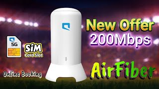 Mobily 200Mbps 5G Airfiber with SiM Card Slot New Offer Online Booking [upl. by Kutzer114]